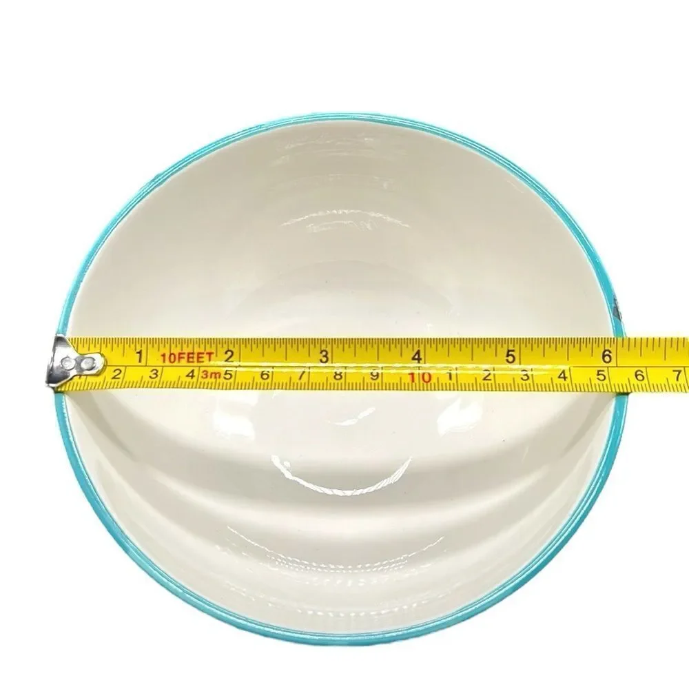 The Pioneer Woman Flea Market Floral Bowl Ceramic Pedestal Cereal Fruit